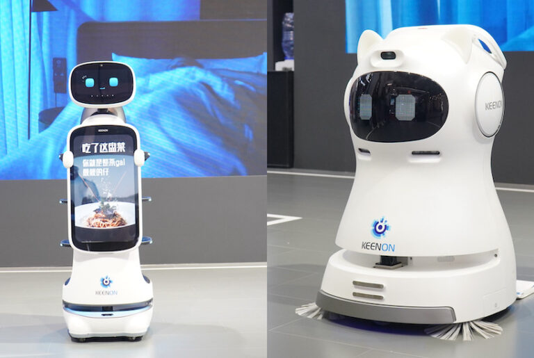 Keenon Robots nouveautés - DinerBot T10 et CleanBot C30